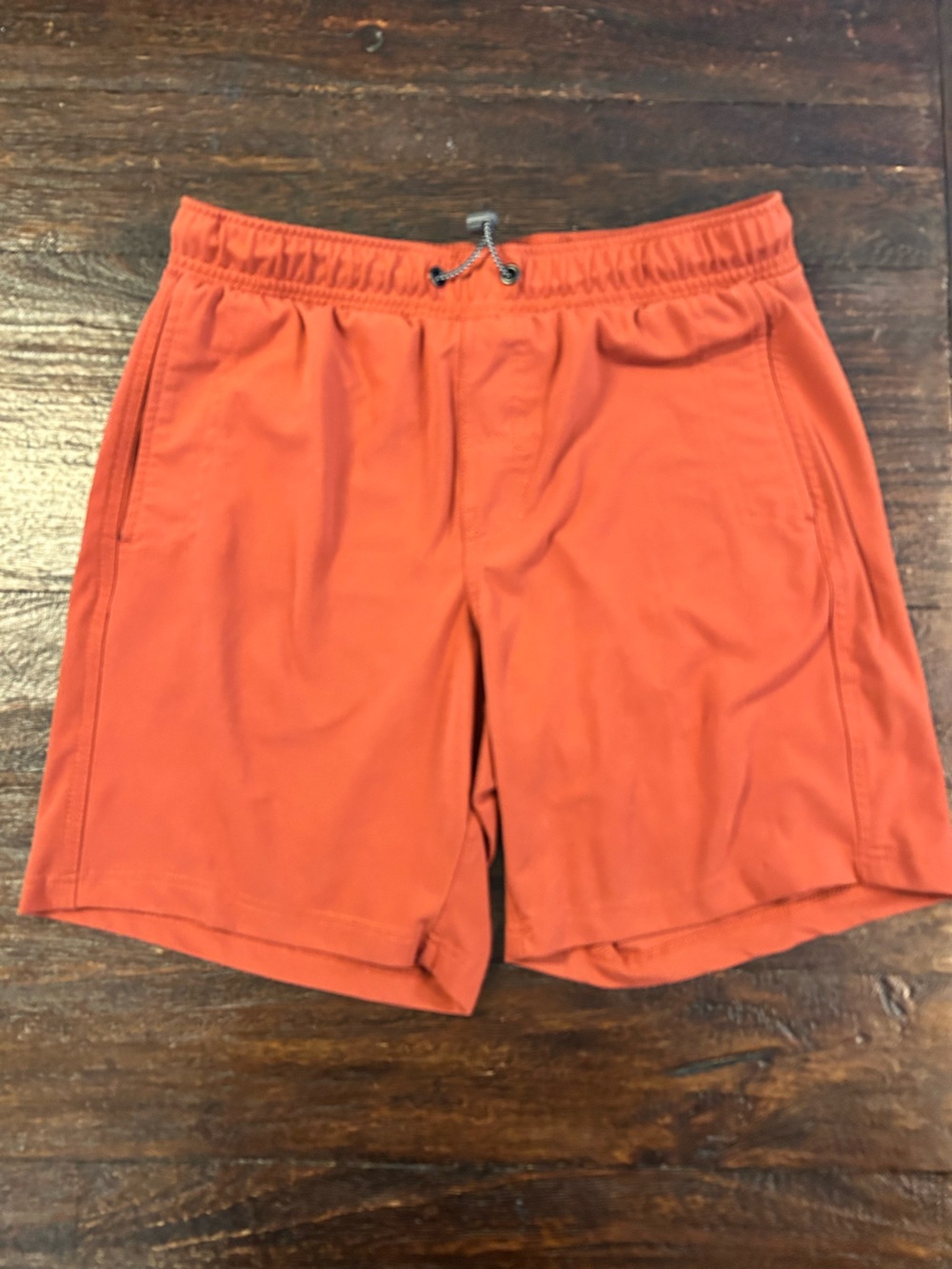 Avalanche Red-Orange Lightweight Athletic Shorts